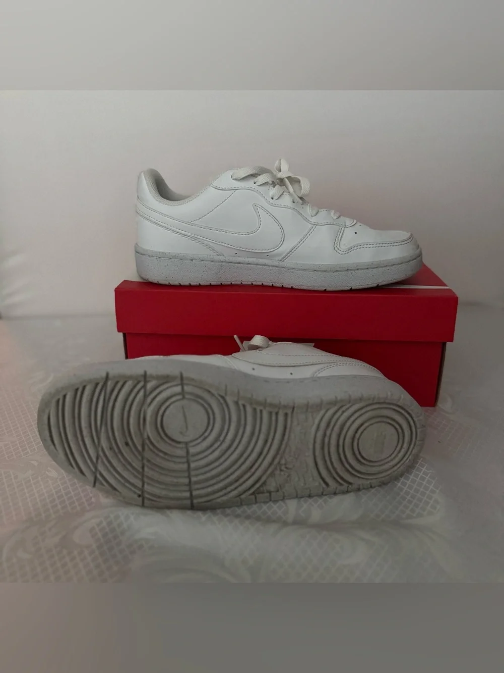Nike Court Borough Low-Top Recraft Sneakers 7Y